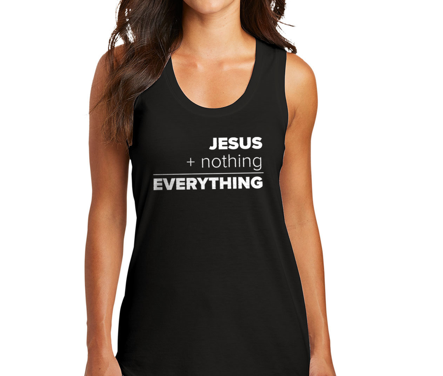 JESUS EQUALS EVERYTHING TANK - CHRISTIAN CLOTHING