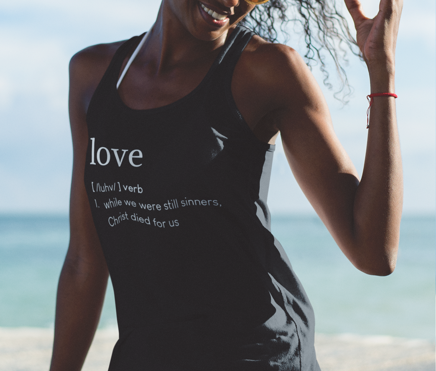 LOVE DEFINITION TANK FRONT - CHRISTIAN CLOTHING